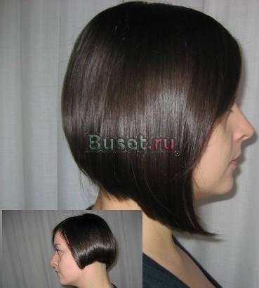 Наращивание волос эффект карэ Москва