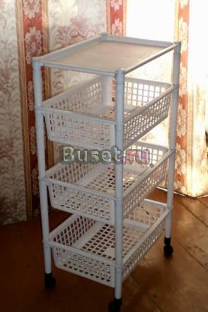Полка -этажерка из пластика Самара