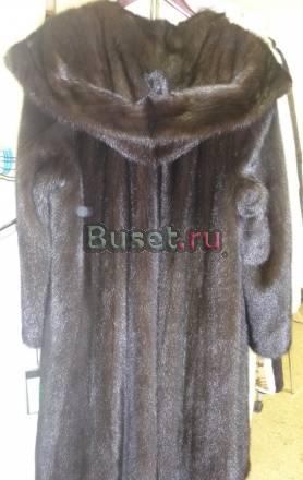 Новая норковая шуба 90 см Махагон Греция Москва