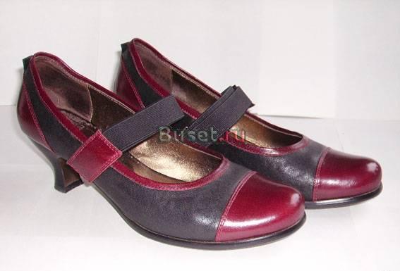 Туфли Megapolis черный с красным Москва