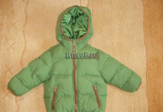 Куртка демисезонная тёплая Zara Baby-78cm(9-12М) Москва