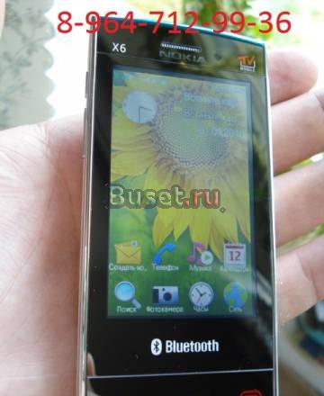 Nokia x6 новейшая модель июля 2010 новая прошивка Москва