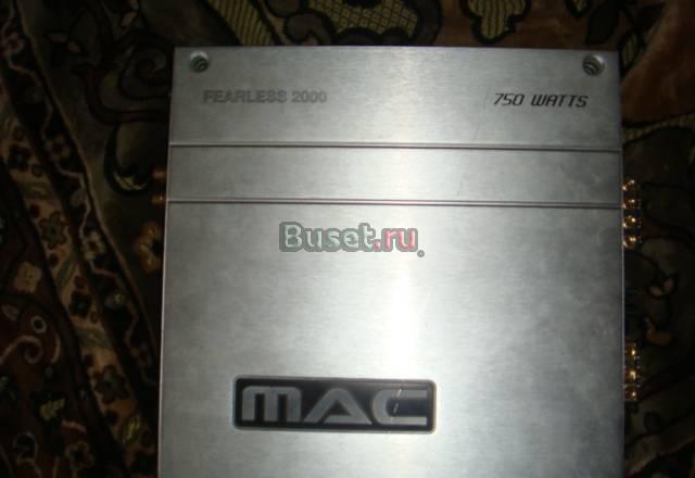 Атоусилитель mac audio fearless2000 -750watt Москва
