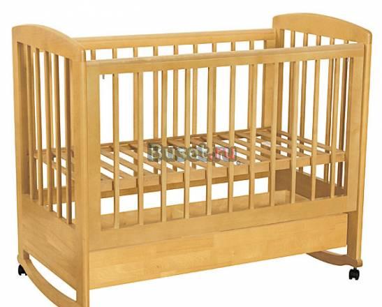 Кроватка - качалка из массива бука (с 0 до 4х лет) Москва