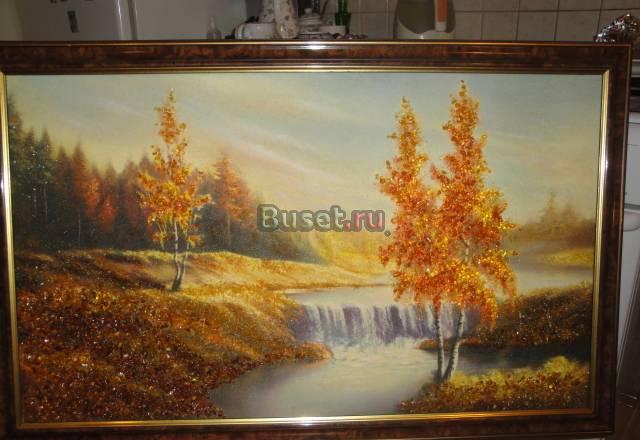 Картина из янтаря Москва