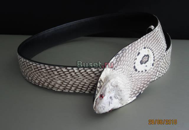 Ремень из кобры Москва
