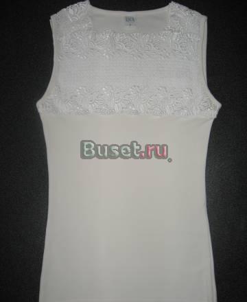 Белая нарядная маечка Санкт-Петербург