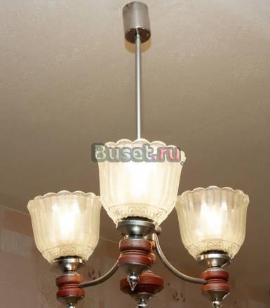 Люстра трехламповая Самара