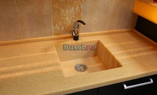 Столешницы из акрилового камня.Кориан Москва