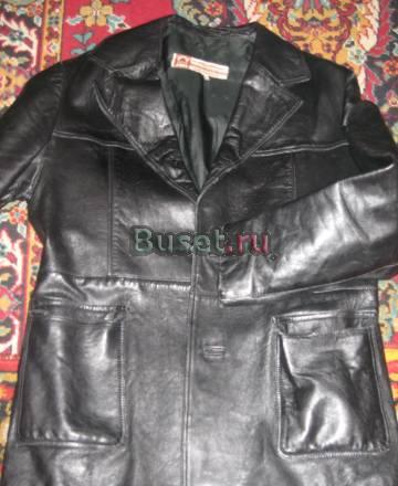 Кожаный пиджак мужской Москва