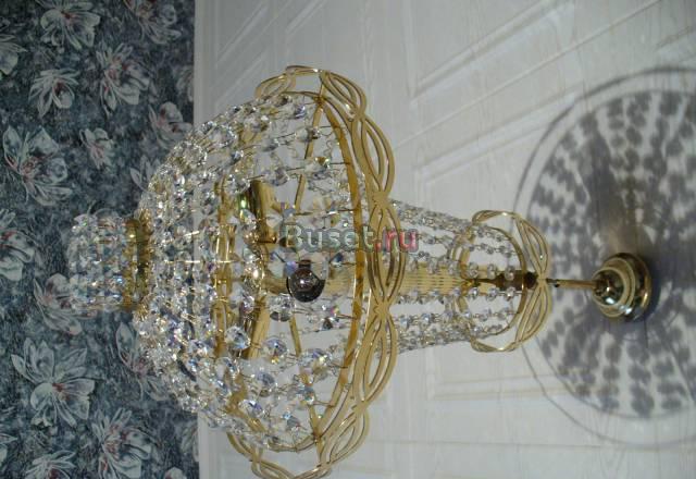 Люстра, классика, хрусталь, золото, пр-во Бельгия Санкт-Петербург