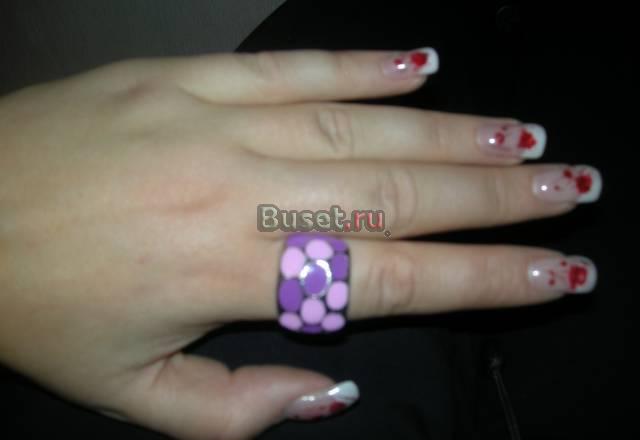 Кольцо - сталь+эмаль Санкт-Петербург