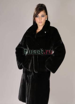 Красивая норковая новая шуба из меха Blackglama (п Москва