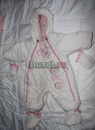 Очень теплый зимний конверт-комбез пух Импорт Москва