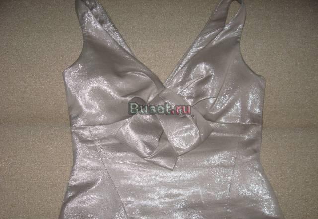 Karen Millen Серебристый топик Москва