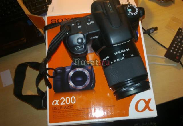 Продаю sony a-200 Москва