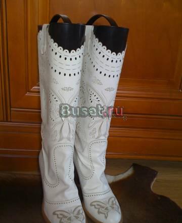 Сапоги кожаные (Италия) Москва