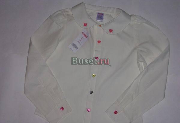 Белая блузка Gymboree, новая, из США. 8-9л Москва