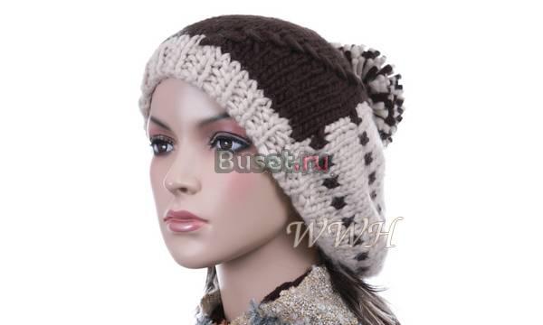 Вязаный берет Москва