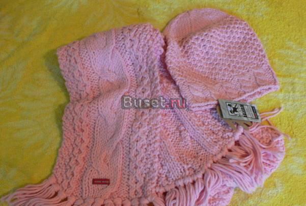 Новый комплект шапка+ шарф размер единый Москва