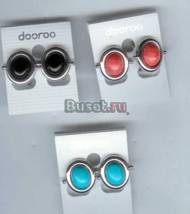 Серьги овал СК250Т Москва