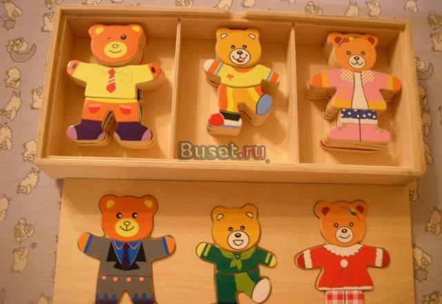 Развивающая игра из дерева Москва