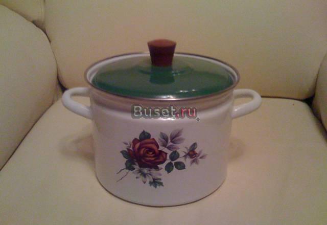 Кастрюля эмалированная Москва