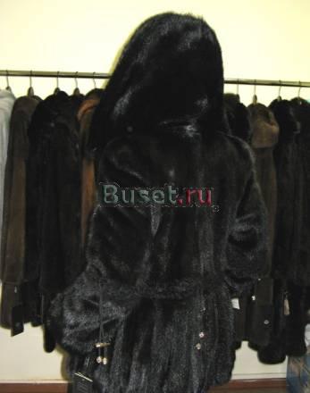 Новая норковая шуба черный бриллиант 75 см Москва