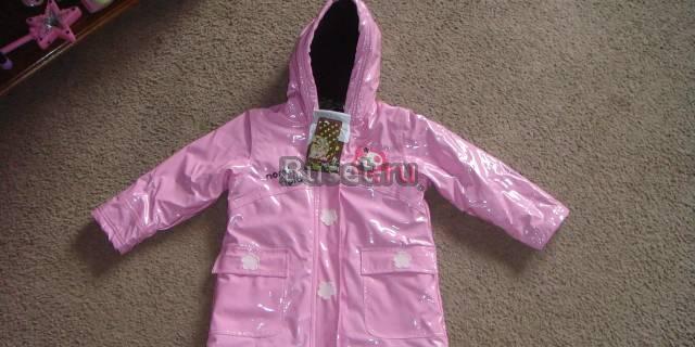 Новый плащик утепленный для девочки, р. 110 Москва