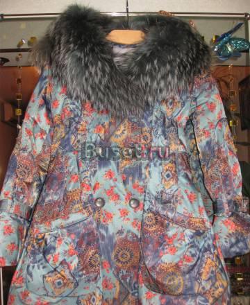 Пуховик с песцом Москва