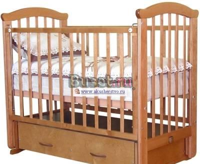 Детская кровать-маятник с матрацем Домодедово