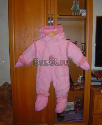 Комбинезон трансформер осень-зима(подстежка)р.68 Москва