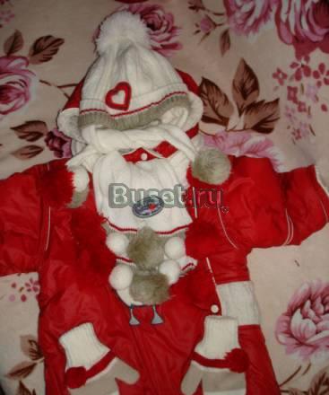 Комбез Wojcik с шапкой, 2 парами варежек и пинетк Москва