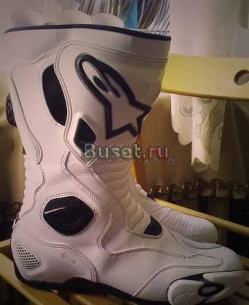 Белые Мотоботы Alpinestars S-MX 5, 44 р-р Санкт-Петербург