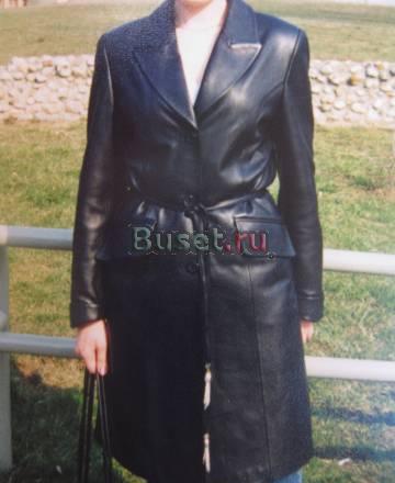 Кожаный плащ Москва