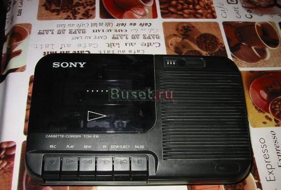 Диктофон кассетный sony TCM-818 Москва