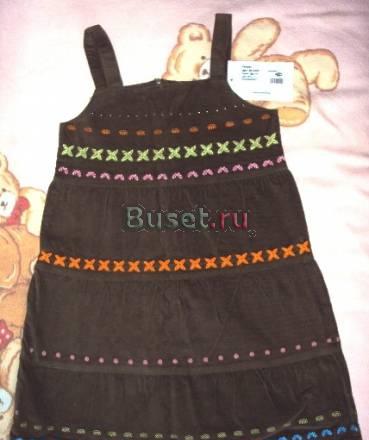 Сарафан вельветовый, на рост 104-110 см,новый Москва