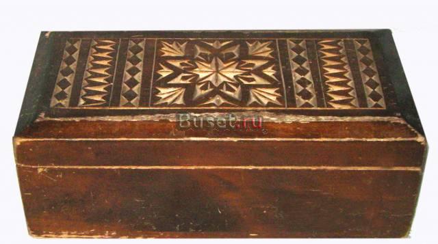 Шкатулка с резьбой Москва