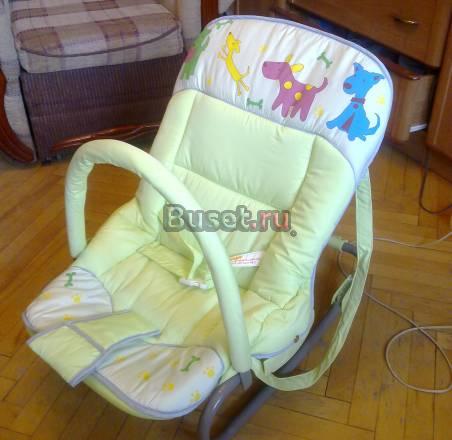 Продаю новый детский шезлонг Happy baby Woody Москва