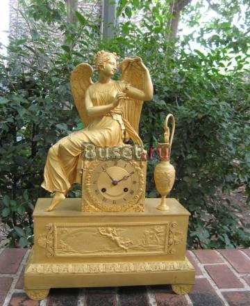 Каминные часы старинные Москва