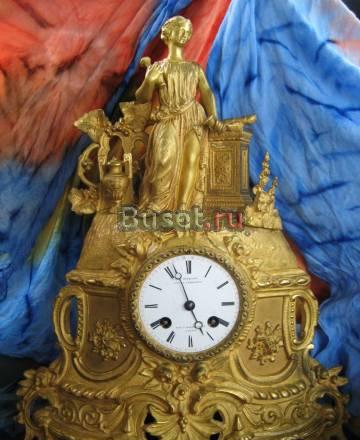 Каминные часы старинные Москва