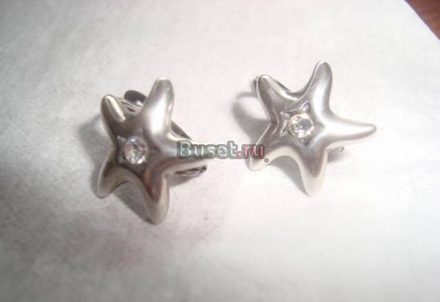 Серьги "Морская звезда" Санкт-Петербург