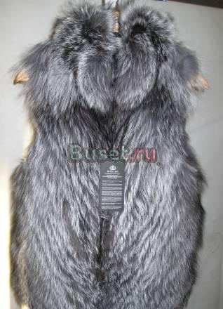 Жилет из меха чернобурки/ меховой жилет Новый Москва