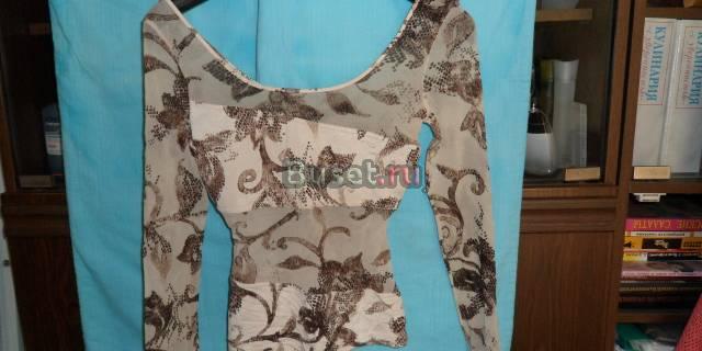 Прозрачная облегающая блузка Москва