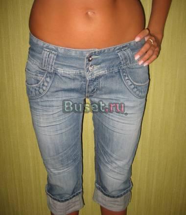 Джинсовые бриджи Zara Москва