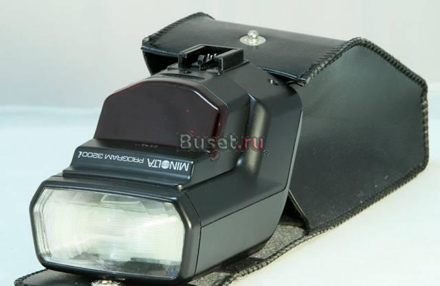 Вспышка Minolta Program 3200i работает с sony Москва