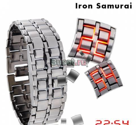 LED Наручные Часы Браслет Самурай iron samurai Петрозаводск