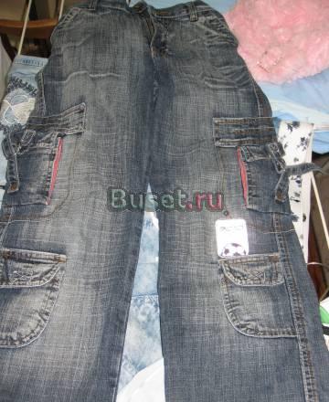 Джинсы с карманами рост 140 на 10 лет Санкт-Петербург