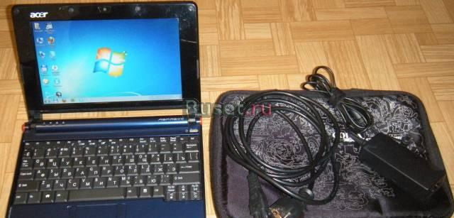 Продам нетбук Acer Aspire One 110 синий Санкт-Петербург