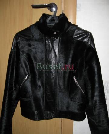 Курта лаковая кожа с мехом пони Санкт-Петербург